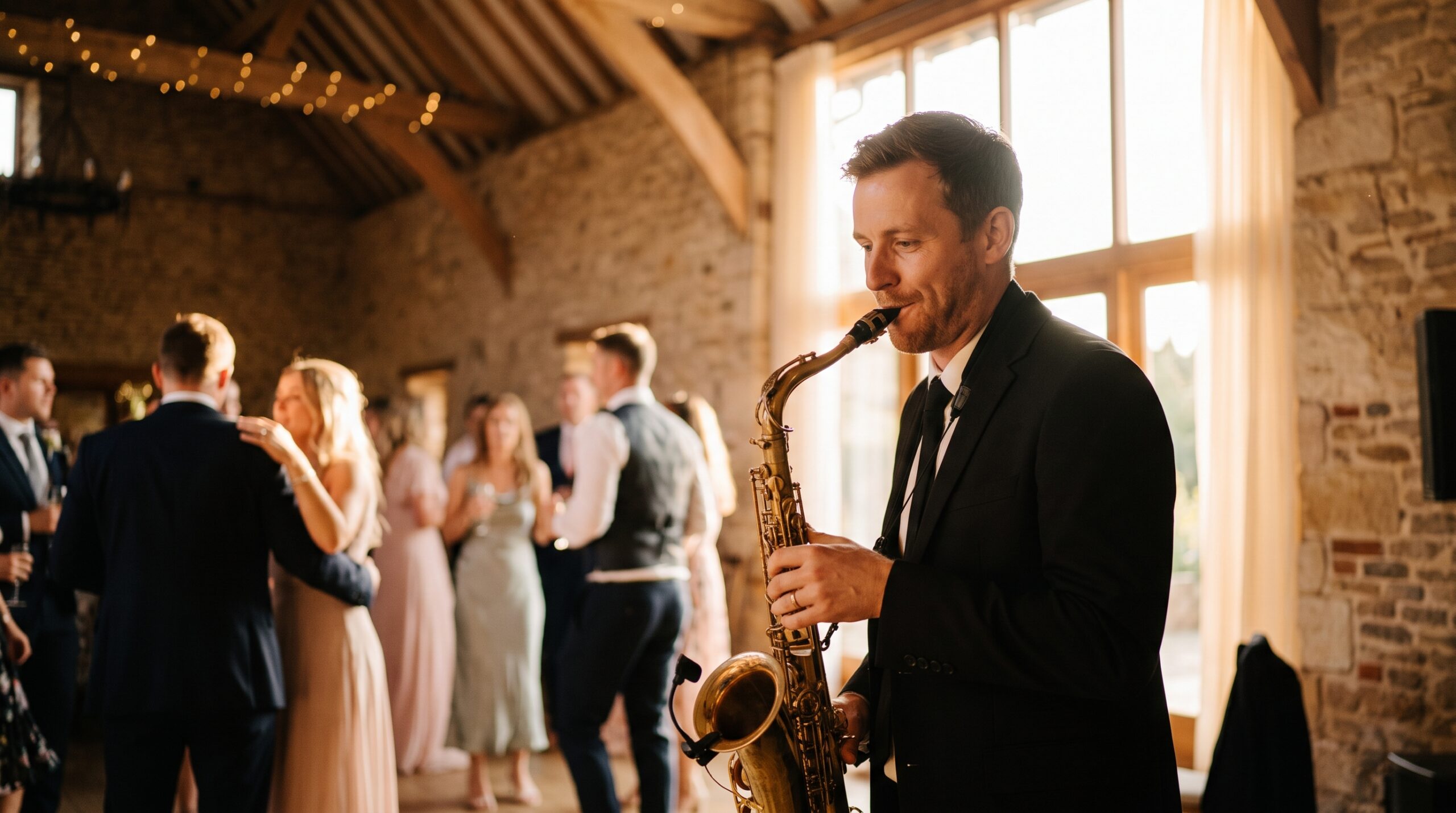 Wedding saxophonist