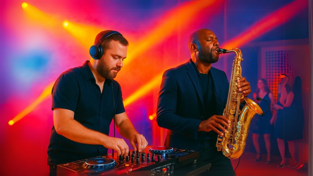 dj and sax